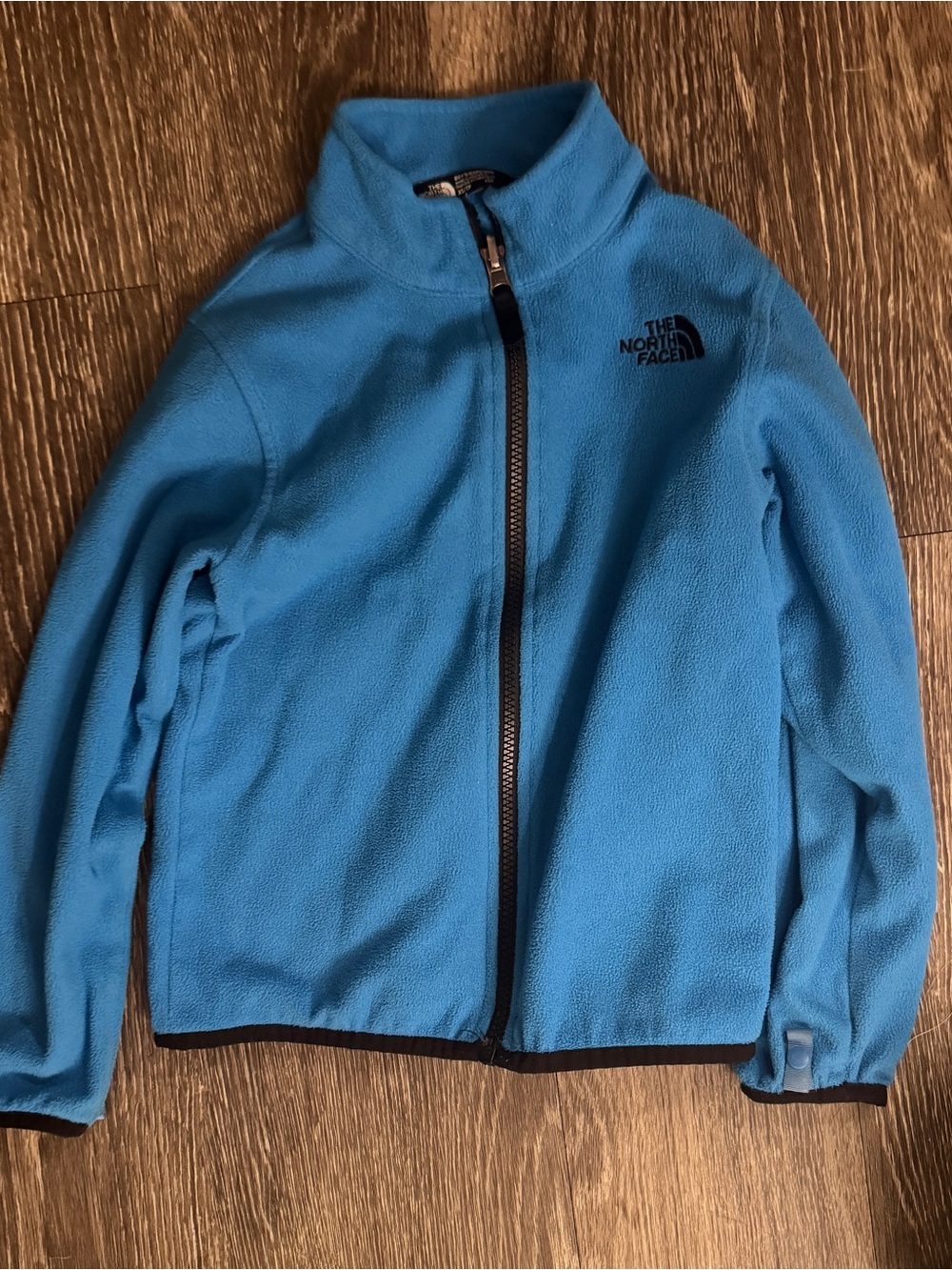 The North Face Kids Light Blue Full-Zip Fleece Jacket